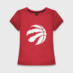 Женская футболка хлопок Slim Toronto Raptors W