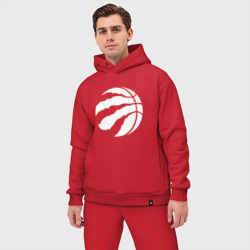 Мужской костюм oversize хлопок Toronto Raptors W - фото 2