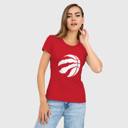 Женская футболка хлопок Slim Toronto Raptors W - фото 2