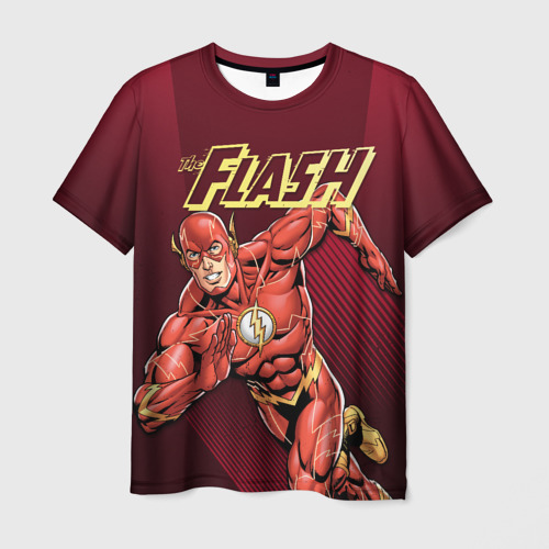 Мужская футболка 3D The Flash Фото 01 Мужская футболка 3D The Flash Фото 01