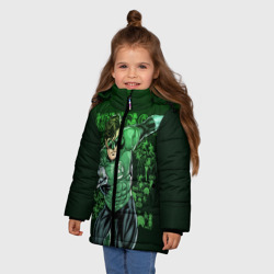 Зимняя куртка для девочек 3D Green Lantern - фото 2