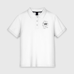 Женское поло хлопок Ateez автографы