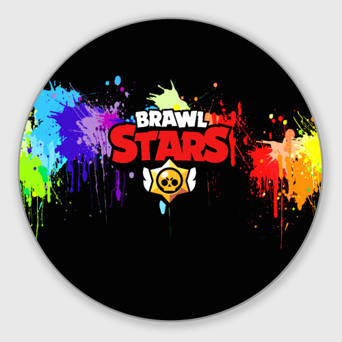 Круглый коврик для мышки BRAWL STARS