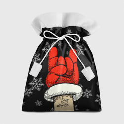 Рок Дед Мороз – Подарочный мешок с принтом купить со скидкой в -14%