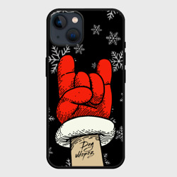 Чехол для iPhone 14 Рок Дед Мороз