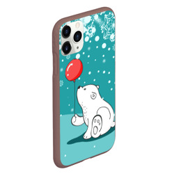 Чехол для iPhone 11 Pro матовый North bear - фото 2