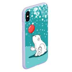 Чехол для iPhone XS Max матовый North bear - фото 2