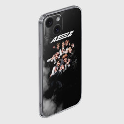 Чехол для iPhone 15 силиконовый с защитой камеры Ateez - фото 2