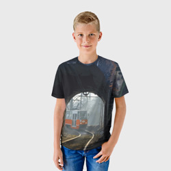 Детская футболка 3D Трамвай - фото 2