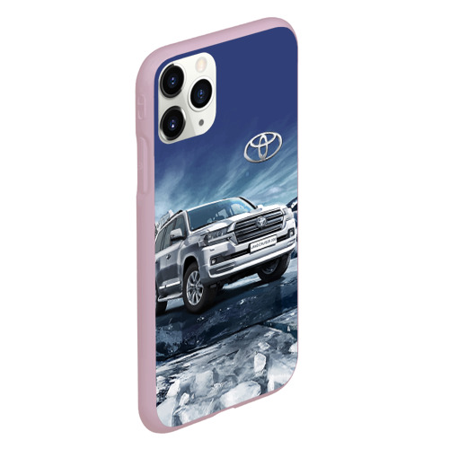 Чехол для iPhone 11 Pro матовый Land Cruiser 200, цвет розовый - фото 3