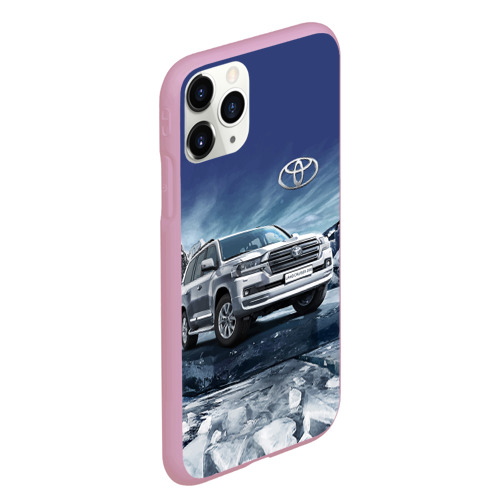 Чехол для iPhone 11 Pro Max матовый Land Cruiser 200, цвет розовый - фото 3