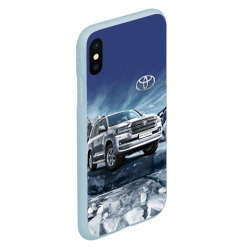 Чехол для iPhone XS Max матовый Land Cruiser 200 - фото 2