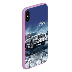 Чехол для iPhone XS Max матовый Land Cruiser 200 - фото 2