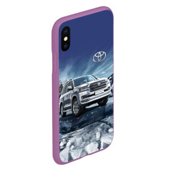 Чехол для iPhone XS Max матовый Land Cruiser 200 - фото 2