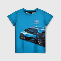 Детская футболка 3D Bugatti