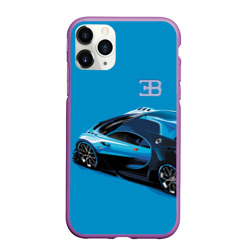 Чехол для iPhone 11 Pro Max матовый Bugatti