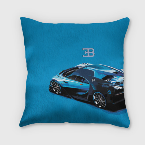 Подушка 3D Bugatti