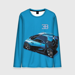 Мужской лонгслив 3D Bugatti