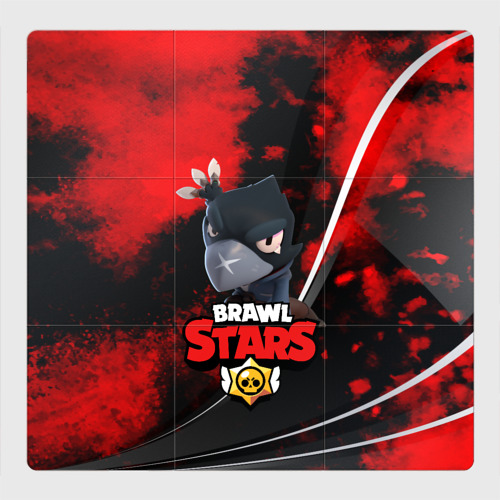 Магнитный плакат 3Х3 Brawl Stars crow