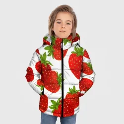Зимняя куртка для мальчиков 3D Клубника - фото 2