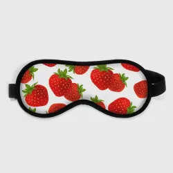 Маска для сна 3D Клубника