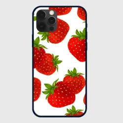 Чехол для iPhone 12 Pro Клубника