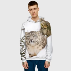 Мужская толстовка 3D Ирбис - фото 2