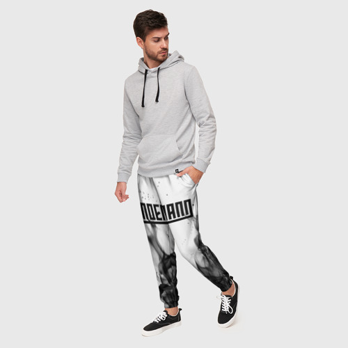 Мужские брюки 3D с принтом LINDEMANN, фото на моделе #1