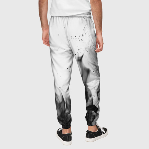 Мужские брюки 3D с принтом LINDEMANN, вид сзади #2