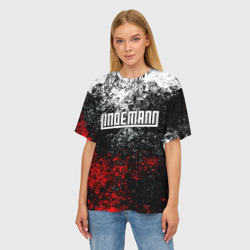 Женская футболка oversize 3D LINDEMANN - фото 2