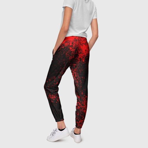 Женские брюки 3D с принтом LINDEMANN, вид сзади #2