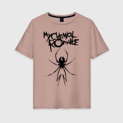 Женская футболка хлопок Oversize My Chemical Romance