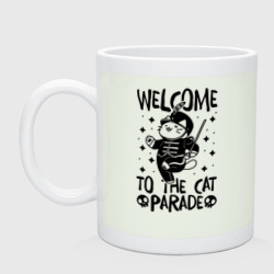 Кружка керамическая Welcome to the cat parade