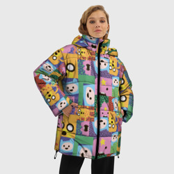 Женская зимняя куртка Oversize Adventure Time - фото 2