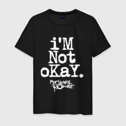 I'm not okay – Мужская футболка хлопок с принтом купить со скидкой в -20%
