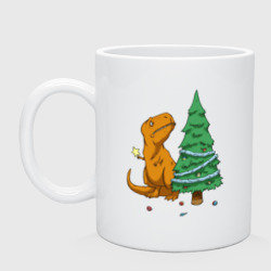 Кружка керамическая T-rex-mas