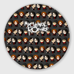 Круглый коврик для мышки My Chemical Romance