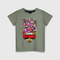 Детская футболка хлопок Brawl Stars все бравлы Бравл старс