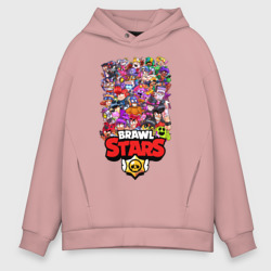 Мужское худи Oversize хлопок Brawl Stars все бравлы Бравл старс