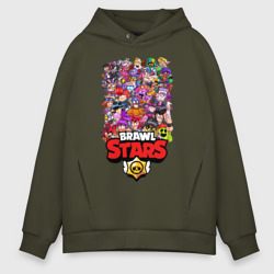 Мужское худи Oversize хлопок Brawl Stars все бравлы Бравл старс