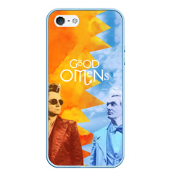 Чехол для iPhone 5/5S матовый Good Omens