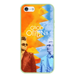 Чехол для iPhone 5/5S матовый Good Omens