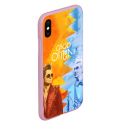 Чехол для iPhone XS Max матовый Good Omens - фото 2