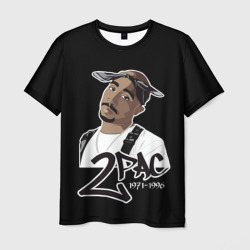 Мужская футболка 3D 2pac