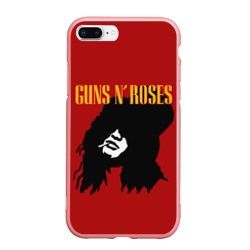 Чехол для iPhone 7Plus/8 Plus матовый Guns n roses