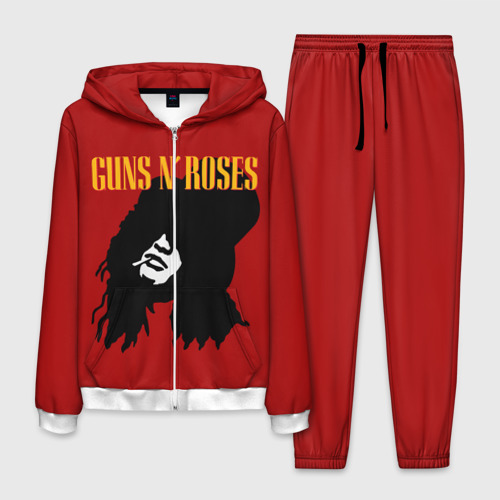 Мужской костюм 3D Guns n roses, цвет белый