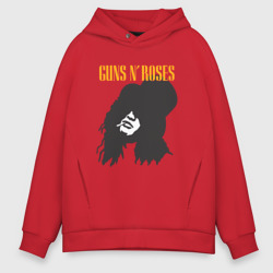 Мужское худи Oversize хлопок Guns n roses