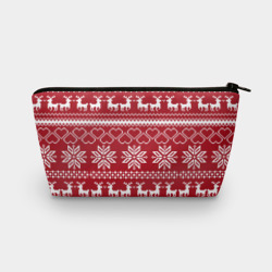 Косметичка 3D Вязаный Свитер С Оленями