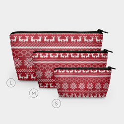 Косметичка 3D Вязаный Свитер С Оленями - фото 2