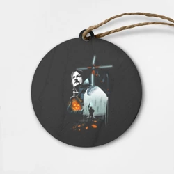 Деревянная игрушка круг Death Stranding